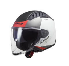Motoristična JET odprta čelada z vizirjem LS2 Copter